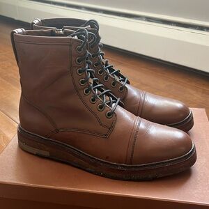 Coach Henry Dress Leather Boots